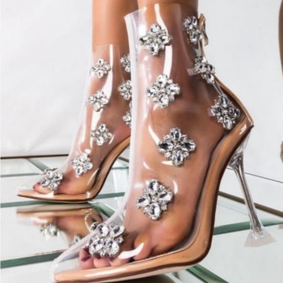 Clear, Shoe Boots - Picture 3 of 5
